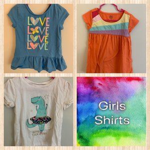 LOT/BUNDLE of 3 short sleeve shirts 3T
